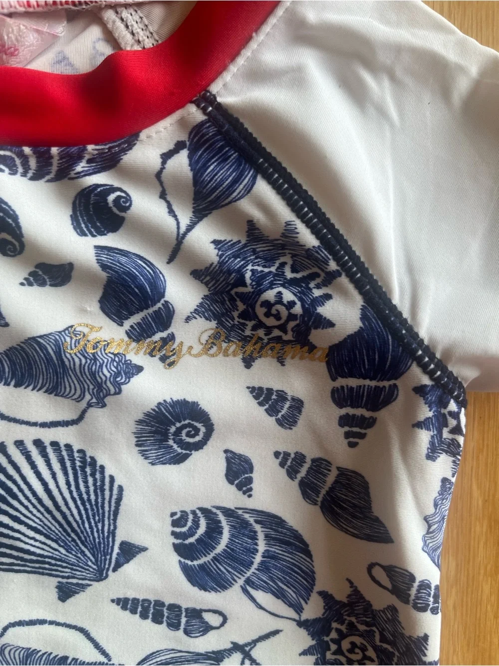 Tommy Bahama‎ 18mth Navy Shell Print Swimsuit